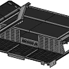 Low Profile Steel Canopy Internal Front Shelving Molle Panel - Image 7