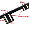 Full Length Roof Rack Backbone Mounting Rails for TOYOTA Landcruiser 100/105 series - Image 2