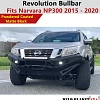 Revolution Bullbar for Navara NP300 D23 2015-19 Airbag Compatible ADR Matte Black Steel - Image 13
