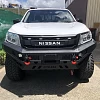 Revolution Bullbar for Navara NP300 D23 2015-19 Airbag Compatible ADR Matte Black Steel - Image 3