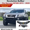 Revolution Bullbar & Winch Combo for Navara NP300 D23 2015-19 Airbag Compatible ADR Matte Black Steel - Image 13