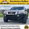 Revolution Bullbar for Navara NP300 D23 2015-19 Airbag Compatible ADR Matte Black Steel - Image 1