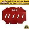 Bash Plate Red Fits Ford Ranger PX123 Ute 2012-2020 3mm Front Engine Sump Guard  - Image 2