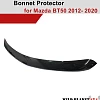 Bonnet Protector Guard for Mazda BT50 2012-2020 Tinted Black Durable - Image 1