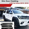 Door Cladding Side Body Slim Trim for Toyota Hilux 2015-2023 N80 Moulds SR SR5 Matt Black - Image 6