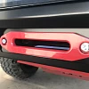 Winch Fairlead Red Aluminium Hawse Synthetic Dyneema Rope 4wd 4x4 towing - Image 2