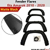 Matte Black Jungle Flares Fit Volkswagen Amarok 2010-2022 Fender Flares 4 pcs - Image 10