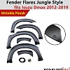 Fender Flares for ISUZU DMAX Jungle Style Wrinkle Finish D-MAX Dual Cab 12-19 Wheel Guard - Image 1