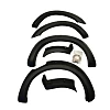 6" Bolted Matte black Fender Flares Set - Image 3