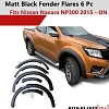 Slim Fender Flares Matt Black 6 PCS for Nissan Navara NP300 D23 2015-2020 Wheel Arch - Image 8