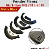 Jungle Fender Flares fit Triton MQ 2015-18 Matte Black Fender Guards 6PC Wheel Arch - Image 8