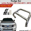 Nudge Bar Stainless Steel Grill Guard for Ford Ranger PX1 PX2 2011-2015 - Image 1
