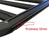 Universal Aluminium Car Trailer Canopy Roof Rack Modular Platform 2100mm x 1300mm - Image 4