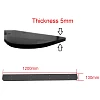 Car Rack Aerodynamic Roof Wind Fairing Air Deflector Kit Black  - Image 3