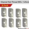Channel Nut x8 18x35mm Fit Rhino Rack Platform Roof Rack Thread M8 x 1.25mm 8 pack  Slot Nuts - Image 5