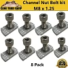 8x Channel Nuts 18x35mm - Image 2
