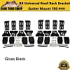 4x Universal Gutter Mount Roof Rack Brackets 100mm  - Image 2