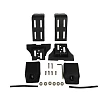 Universal Roof Rack Brackets 100MM For Rain Gutter Mounts Short Length Pair 4X4 4WD - Image 6