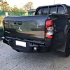 Rear Bar Bumper For Mitsubishi Triton MQ MR 2015-Onwards Protection Tow Heavy Duty 4WD - Image 6