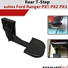 Rear Ute Tub Step suites Ford Ranger PX123 2012-On 4WD Heavy Duty Folding T-Steps - Image 10