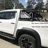 Sports Bar Roof top Tub Rack universal Fits Hilux Ranger most ute half length Roll Bar - Image 3