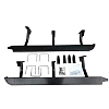 Heavy Duty Steel Side Steps / Rock Sliders with Brush Bars for Mitsubishi Triton ML MN  - Image 6