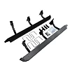 Heavy Duty Steel Side Steps / Rock Sliders with Brush Bars for Mitsubishi Triton ML MN  - Image 2