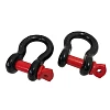 D Shackle 5/8" 16mm Black Pair 4x4 off road shackle Caravan Trailer - Image 5