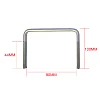 Stainless Steel U Bolt Kit M8 100mm Length with Nylon Nut Roof Rack Basket Universal 4X4 - Image 2