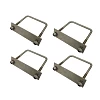 Stainless Steel U Bolt Kit M8 100MM Length with Nylon Nut 4 Set Roof Rack Basket Universal 4X4  - Image 4