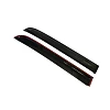 Premium Weather Shields Window Visors fits GWM Cannon 2020 - Onwards Tinted Black  - Image 4