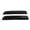 Weather shields for ISUZU D-MAX Dual Cab 08-12 model Holden Rodeo Colorado Tinted Black  - Image 5