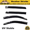 Premium Weather Shield Window Visor Weathershield for ISUZU D-MAX dual cab 12-20 - Image 1