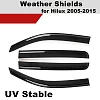 Premium Weathershields Window Visor for Hilux Dual Cab 05-15 Toyota Slim Fit  - Image 7