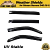 Premium Weather Shield Window Visor Weathershields for Nissan Navara D40 06-15 - Image 1