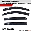Weathershields Weather shields slim Window Visors for Nissan Navara NP300 15-20 - Image 13