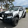 Raptor Style Bonnet Scoop black white fits Ford Ranger PX2 PX3 2015-2020 - Image 3