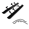 Heavy Duty Steel Side Steps / Rock Sliders with Brush Bars for Toyota Prado 150 Series - Image 1