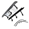Heavy Duty Steel Side Steps / Rock Sliders with Brush Bars for Mitsubishi Triton ML MN  - Image 1