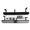 Heavy Duty Steel Side Steps / Rock Sliders with Brush Bars for Toyota Landcruiser 100 Series - Image 8