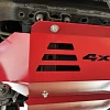 3mm Bash Plates 3pc Front Sump Guard for Toyota Hilux 2015+ N80 Underbody Protection  Red 4X4  - Image 12