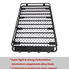 Aluminium Roof Rack Basket Full Length Gutter 2.2m fits Landcruiser 80 Nissan Patrol GU GQ MQ 4WD - Image 3