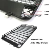 Aluminium Roof Rack Basket Full Length Gutter 2.2m fits Landcruiser 80 Nissan Patrol GU GQ MQ 4WD - Image 4