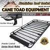 Aluminium Roof Rack Basket Full Length Gutter 2.2m fits Landcruiser 80 Nissan Patrol GU GQ MQ 4WD - Image 1