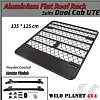 Roof Rack For Hilux Ranger Triton Navara Dmax Aluminium Dual Cab UTE Powder Coated 4WD Luggage Carrier - Image 9