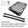 Roof Rack Fits Land Rover Discovery 3&4 Aluminium Alloy Roof Basket Cage Hydronalium - Image 3
