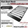 Flat Roof Rack Fits TOYOTA Land Cruiser 100 Aluminium Alloy Powder Coated Low Profile 4wd Luggage Carrier Trade - Image 8