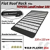 Roof Rack Fits TOYOTA Land Cruiser 100 Series Aluminium Alloy Flat Low Profile Platform Hydronalium - Image 9