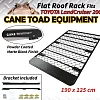 Flat Roof Rack Fits TOYOTA Land Cruiser 200 Aluminium Alloy Powder Coated Low Profile 4wd Luggage Carrier Trade - Image 1