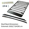Roof Rack Fits Isuzu MU-X mux Aluminium Powder Coated Low Profile platform Alloy Hydronalium - Image 3